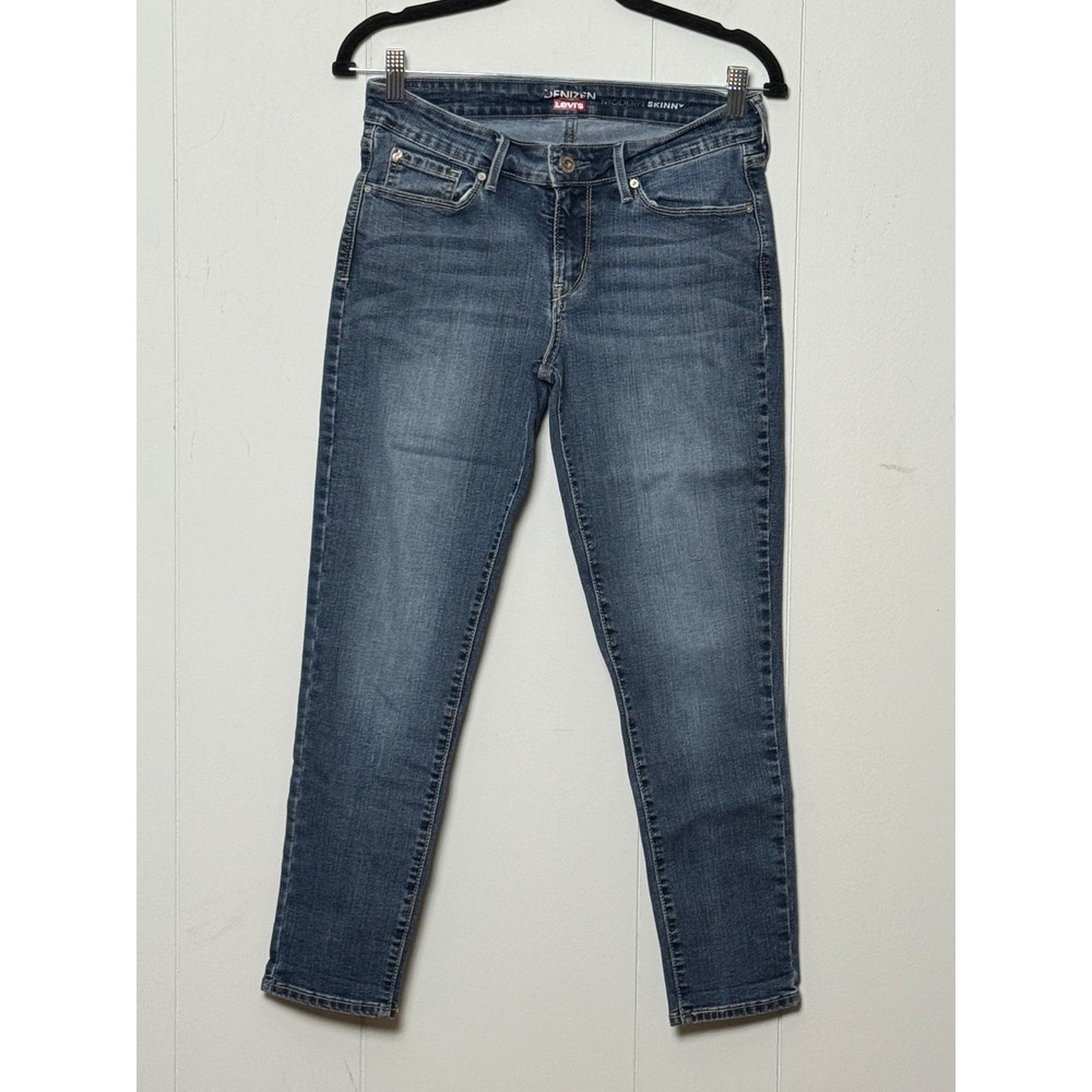 Denizen Levi's Women's Modern Skinny Jeans Blue Medium Wash Size 6S W28 L30